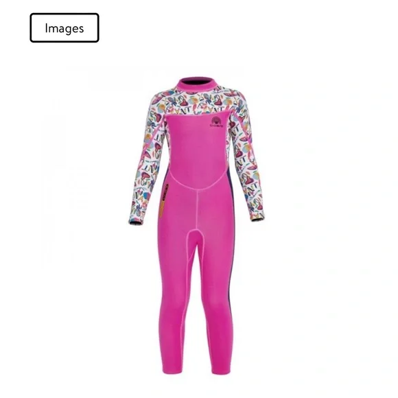 2.5MM Kids Wetsuits Warm Long-sleeved Diving Clothes Swimwear